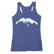 Women's Everyday Tank Top - Trail Runner in the Mountains