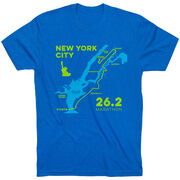 Running Short Sleeve T-Shirt - New York City Route