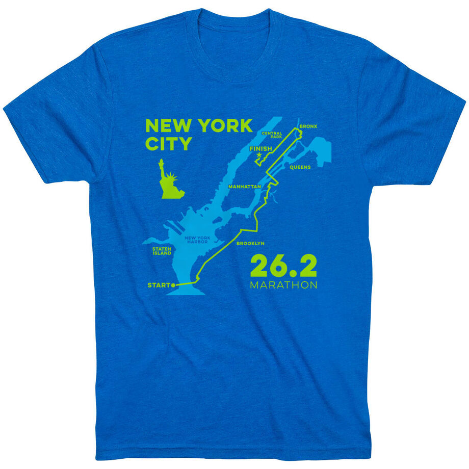 Running Short Sleeve T-Shirt - New York City Route