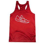 Women's Racerback Performance Tank Top - Run Shoe