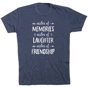 Running Short Sleeve T-Shirt - Miles of Friendship Mantra