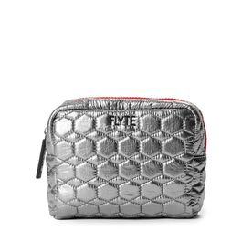 Valentina Cosmetic Case - Silver