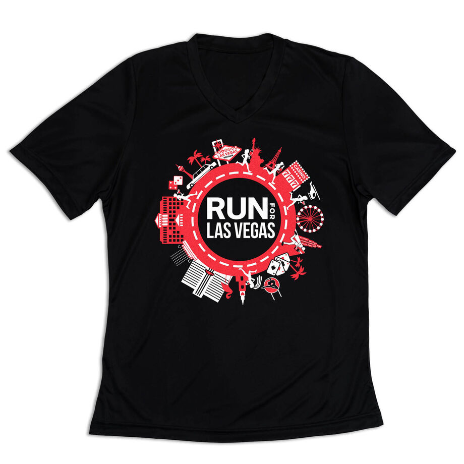 Women's Short Sleeve Tech Tee - Run for Las Vegas