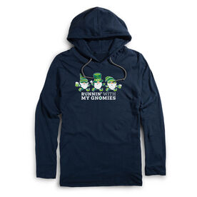 Running Lightweight Hoodie - Runnin' With My Gnomies - Lucky