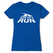 Women's Everyday Runners Tee - Gone For a Run White Logo