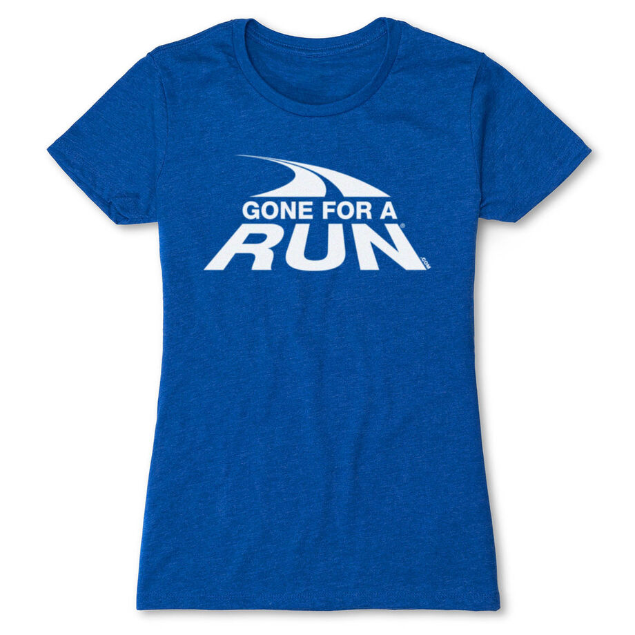Women's Everyday Runners Tee - Gone For a Run White Logo