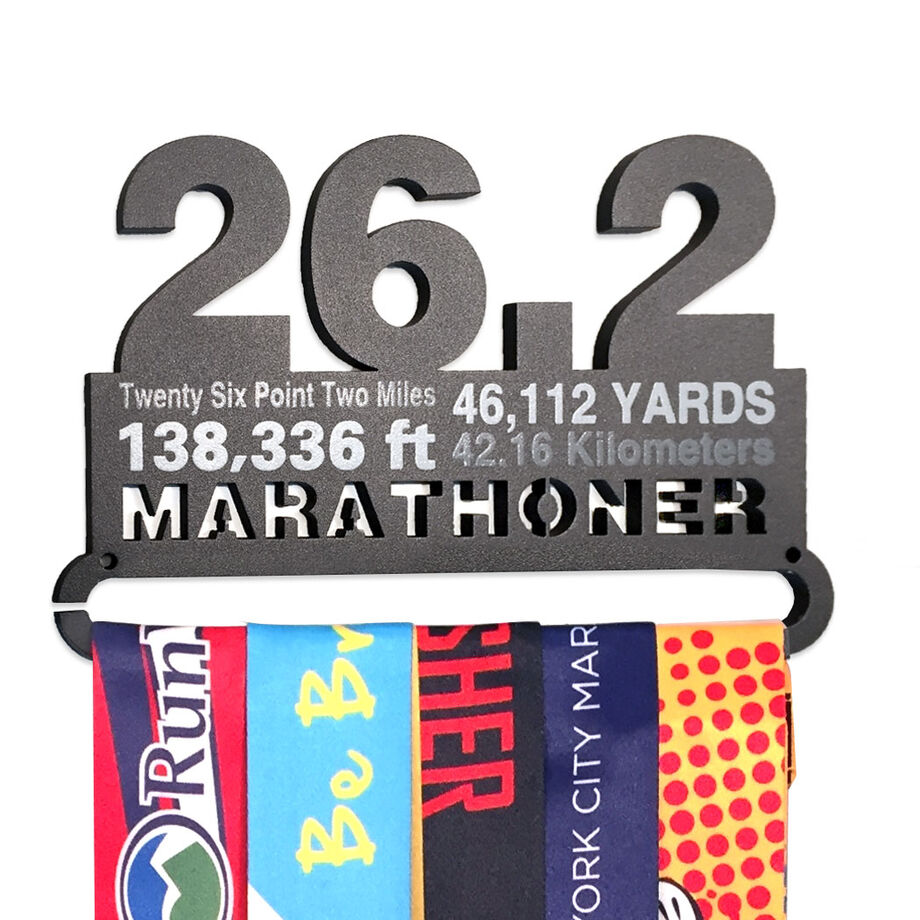 Race Medal Hangers 26.2 Math Miles MedalART