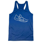 Women's Racerback Performance Tank Top - Run Shoe