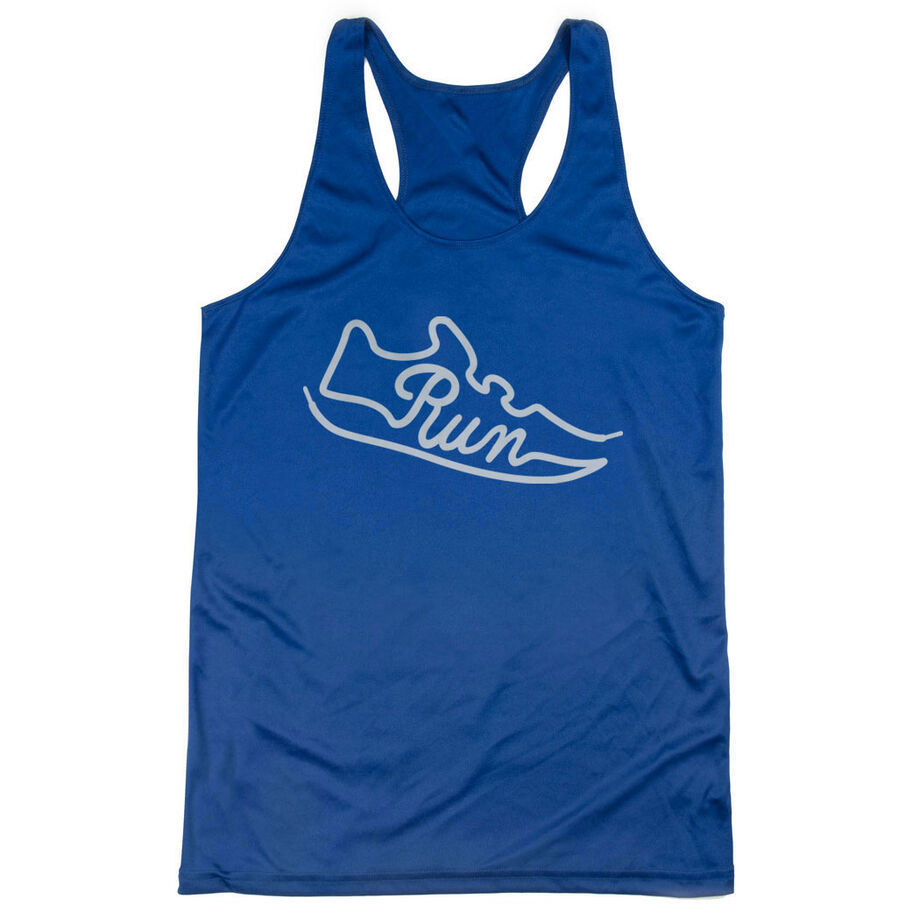 Women's Racerback Performance Tank Top - Run Shoe