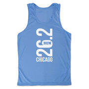 Men's Running Performance Tank Top - Chicago 26.2 Vertical