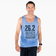 Men's Running Performance Tank Top - 26.2 Math Miles