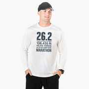 Men's Running Long Sleeve Performance Tee - 26.2 Math Miles