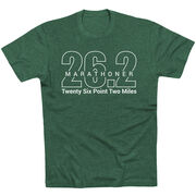 Running Short Sleeve T-Shirt - Marathoner 26.2 Miles