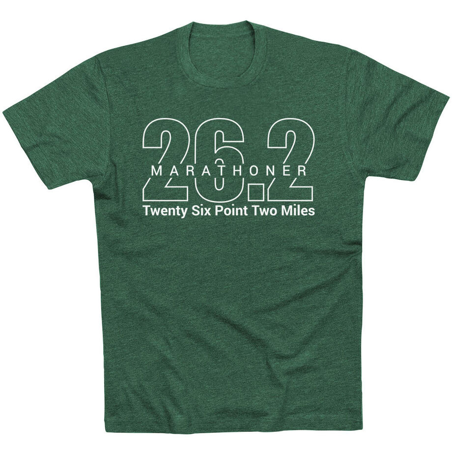 Running Short Sleeve T-Shirt - Marathoner 26.2 Miles