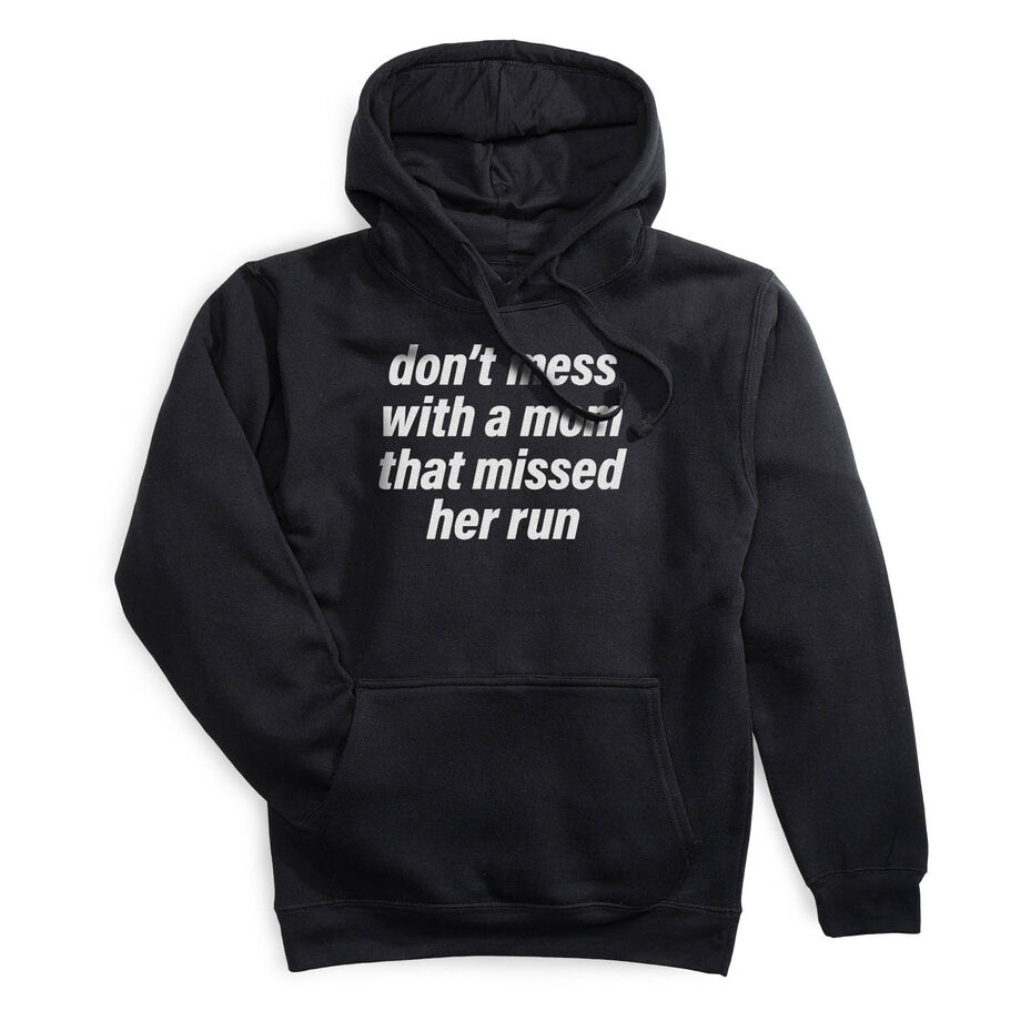Statement Fleece Hoodie -  Don't Mess With A Mom