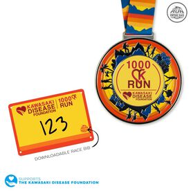 Virtual Race - Kawasaki Disease Foundation 1000K Virtual Run (2022)