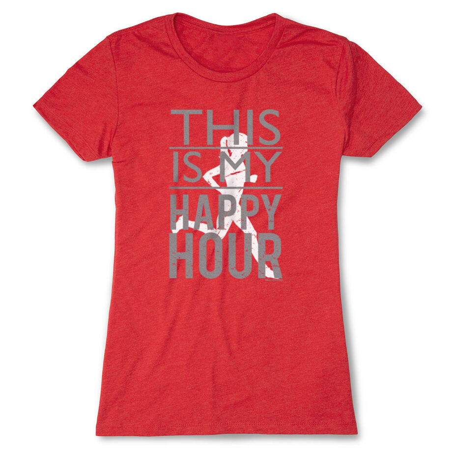 Women's Everyday Runners Tee This Is My Happy Hour