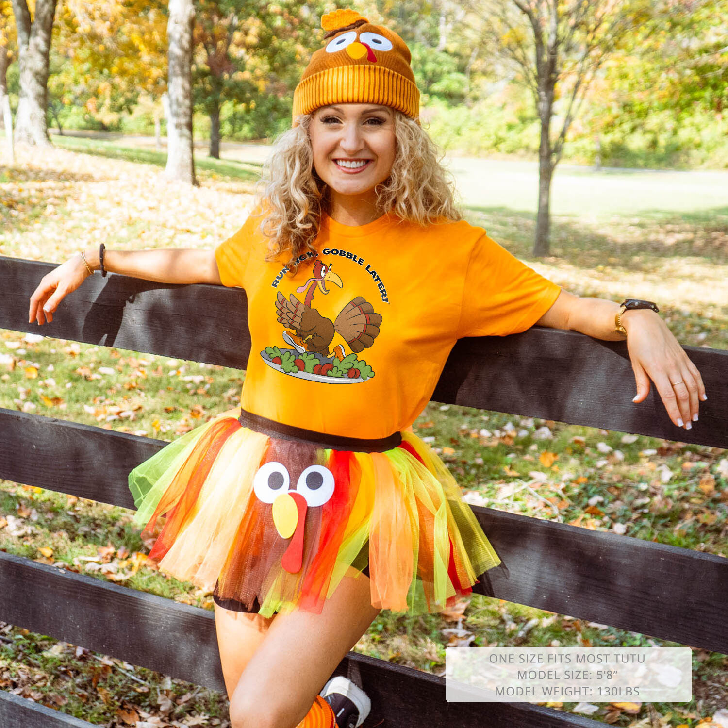 Thanksgiving Turkey Trot Tutu Gone For a Run