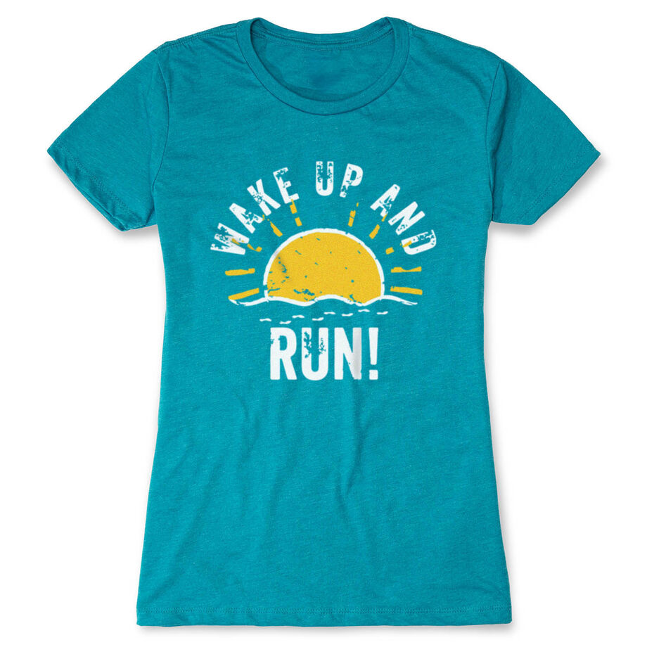Women's Everyday Runners Tee - Wake Up And Run