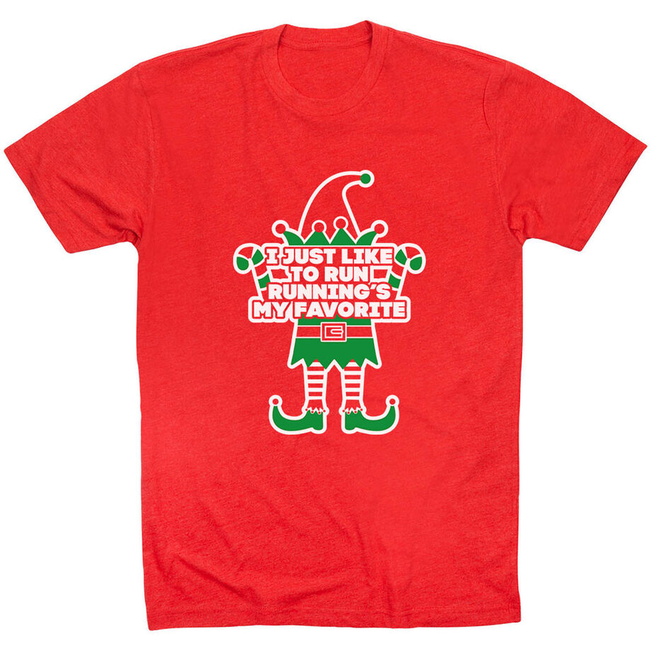 Running Short Sleeve T-Shirt - Running's My Favorite