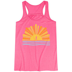 Flowy Racerback Tank Top - Here Comes The Sun