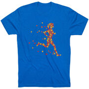 Running Short Sleeve T-Shirt - Autumn Runner Girl