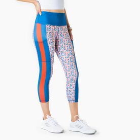 Women's Performance Capris - Land That I Run