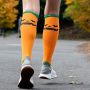 Yakety Yak Knee High Socks - Jack-o-Lantern