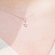 Sterling Silver 13.1 Star Half Marathon Necklace