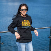 Statement Fleece Hoodie - Here Comes The Sun