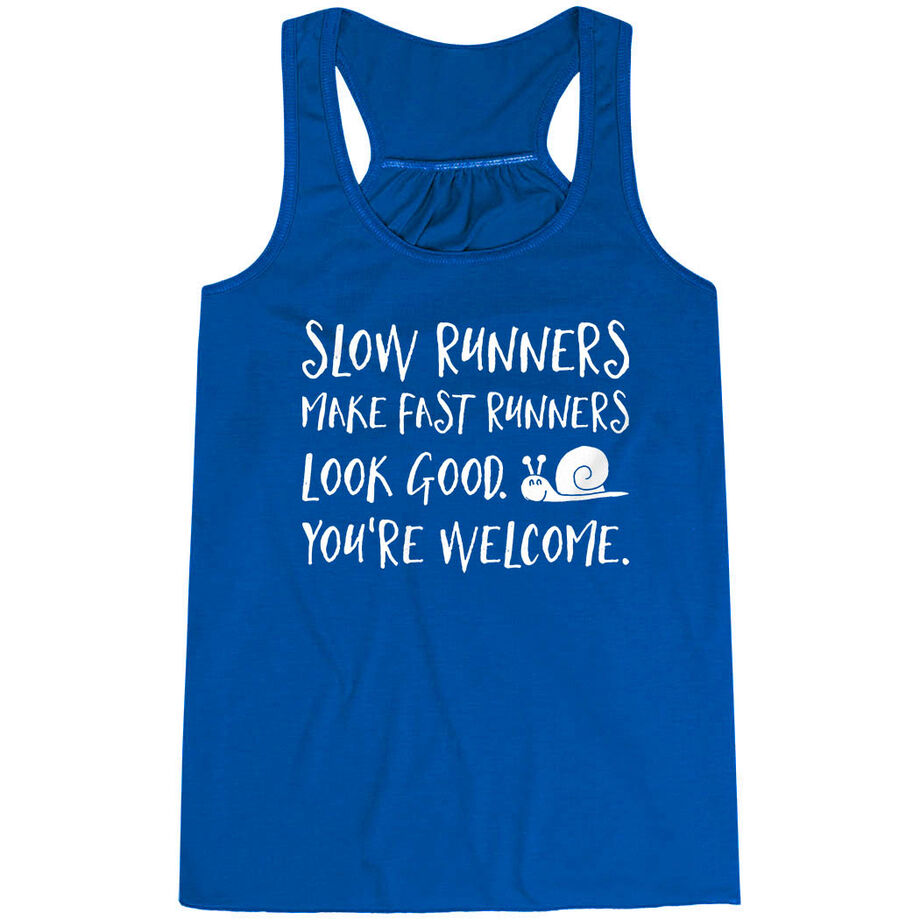 Flowy Racerback Tank Top - Slow Runners