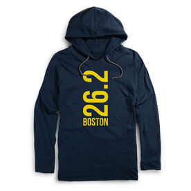 Running Lightweight Hoodie - Boston 26.2 Vertical