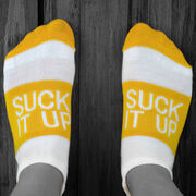 Socrates® Woven Performance Socks Suck It Up (Yellow)