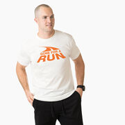 Running Short Sleeve T-Shirt - Gone For a Run® Logo (Orange)