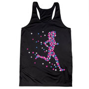 Women's Racerback Performance Tank Top - Summer Runner Girl