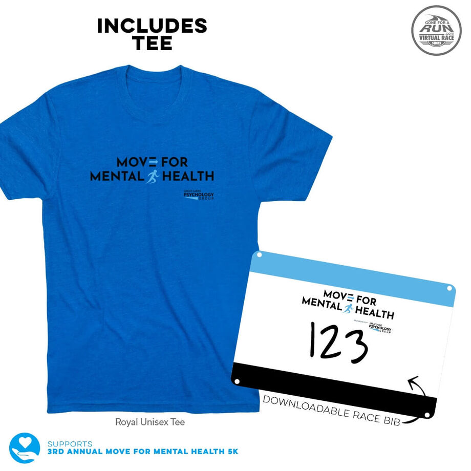 Virtual Race - 3rd Annual Move for Mental Health 5K (2023)