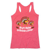 Women's Everyday Tank Top - Run Now Gobble Later Turkey Trot