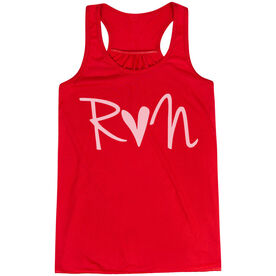 Flowy Racerback Tank Top - Run Heart