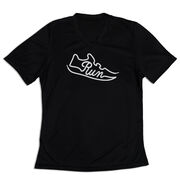 Women's Short Sleeve Tech Tee - Run Shoe