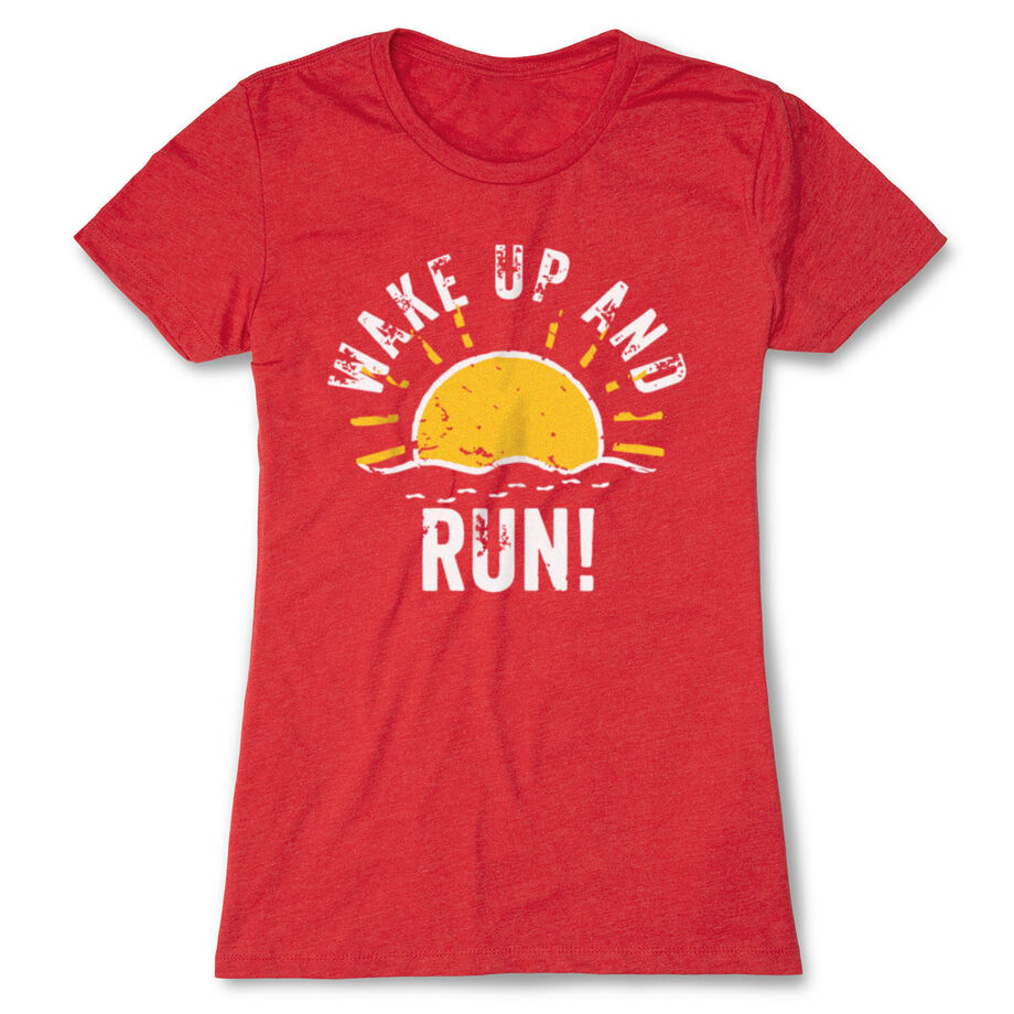 Women's Everyday Runners Tee - Wake Up And Run