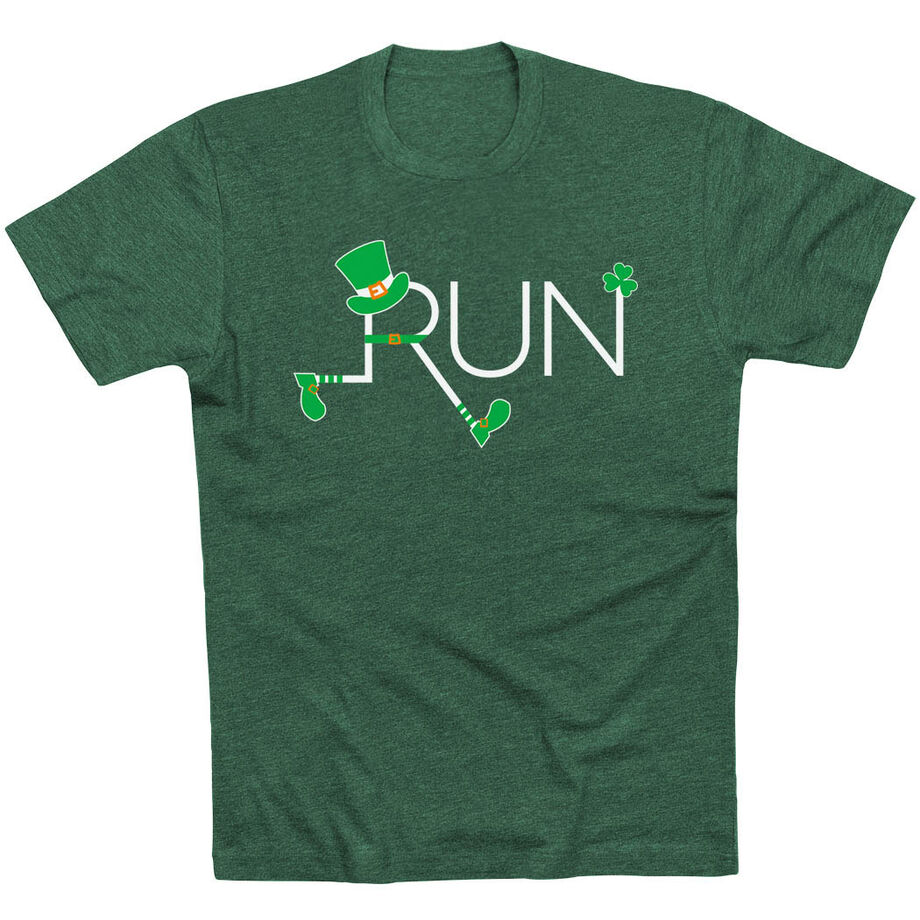 Running Short Sleeve T-Shirt - Let's Run Lucky