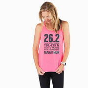 Flowy Racerback Tank Top - 26.2 Math Miles