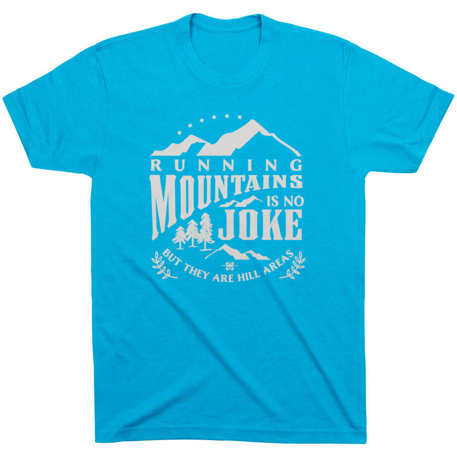 Running Short Sleeve T-Shirt - Running Mountains
