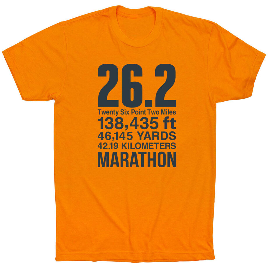 Running Short Sleeve T-Shirt - 26.2 Math Miles
