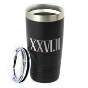 Running 20 oz. Double Insulated Tumbler - 26.2 Roman Numerals