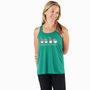 Flowy Racerback Tank Top - Runnin' With My Gnomies&reg; - Christmas