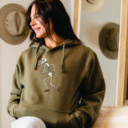 Statement Fleece Hoodie -  Never Stop Running