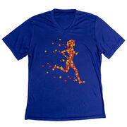 Women's Short Sleeve Tech Tee - Autumn Runner Girl