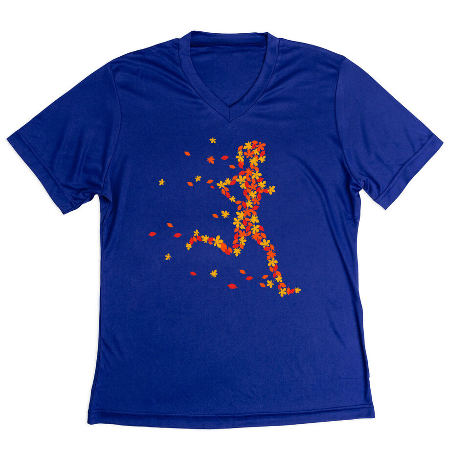 Women's Short Sleeve Tech Tee - Autumn Runner Girl