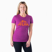 Women's Everyday Tee Gone For a Run&reg; Logo (Orange)